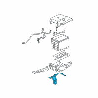 OEM 2007 Chevrolet Malibu Support-Battery Tray Diagram - 22731258