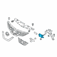 OEM 2017 Nissan Rogue SENSOR ASSY DISTANCE Diagram - 28438-5FA6A