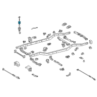 OEM Lexus Cushion Sub-Assembly, Cab Mounting Diagram - 52205-35160