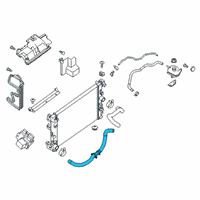 OEM Nissan Versa Hose-Radiator, Lower Diagram - 21503-5RB0A