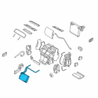 OEM 2006 Nissan 350Z Core Assy-Front Heater Diagram - 27140-AM600
