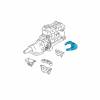 OEM 2008 GMC Canyon Front Mount Diagram - 97287678