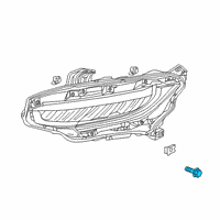 OEM 2021 Honda Civic Bolt-Washer (6X20) Diagram - 93405-06020-05