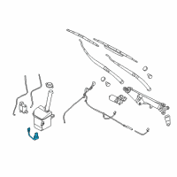 OEM Hyundai Level Switch-Windshield Washer Diagram - 98520-1F000