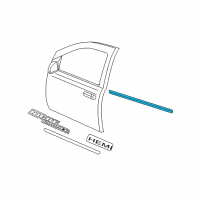 OEM 2008 Dodge Durango Seal-Front Door Diagram - 55362094AE