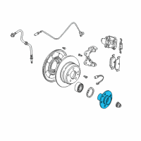 OEM 2005 BMW X3 Drive Flange Diagram - 33-41-1-095-417