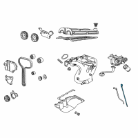 OEM 2004 Ford Escape Dipstick Diagram - YS4Z-6750-ZA