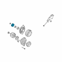 OEM Kia Forte Koup Pulley-Generator Diagram - 373202B000