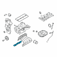 OEM 2012 Nissan Sentra Gasket-Manifold Diagram - 14035-EL00A