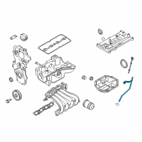 OEM 2014 Nissan NV200 Guide-Oil Level Diagram - 11150-ZJ80A