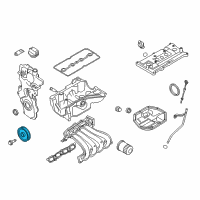 OEM 2018 Nissan Sentra Pulley-Crankshaft Diagram - 12303-EN20C