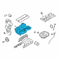 OEM 2014 Nissan NV200 Pan Assy Oil Diagram - 11110-CK80C