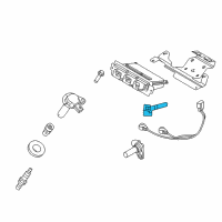OEM 2012 Lincoln MKZ Crankshaft Sensor Diagram - AA5Z-6C315-A