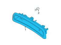 OEM 2021 Ford Bronco LAMP ASY - REAR - HIGH MOUNTED Diagram - M2DZ-13A613-A