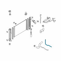 OEM 2019 Infiniti Q70L Hose - Auto Transmission Oil Cooler Diagram - 21631-1MC0A