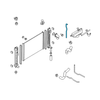 OEM 2013 Infiniti M56 Hose-RESERVER Tank Diagram - 21742-1MA0A