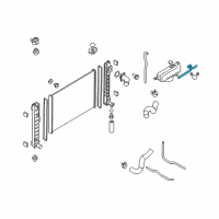 OEM 2013 Infiniti M56 Hose-RESERVER Tank Diagram - 21741-1MC0A