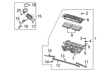 OEM 2021 Dodge Durango Sensor-Air Pressure Diagram - 5038851AB