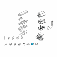 OEM 2009 Ford Escape Relay Diagram - 9M6Z-14N089-A