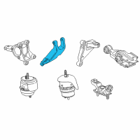 OEM 2012 Chevrolet Impala Strut Bracket Diagram - 20825895