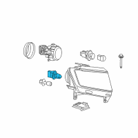 OEM Jeep Compass Bulb Diagram - L003157KLC