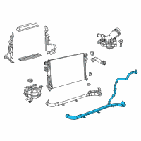 OEM Chrysler Pacifica Hose-Radiator Outlet Diagram - 68217328AG