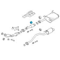 OEM 2020 Nissan NV200 Insulator-Exhaust Mounting Diagram - 20650-3LM0A