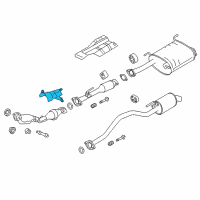 OEM 2015 Nissan NV200 INSULATOR Assembly-Heat, Front Floor Diagram - 74750-3LM0C