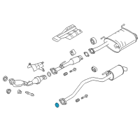 OEM Nissan NV200 Bearing-Seal, Exhaust Joint Diagram - 20695-8H310