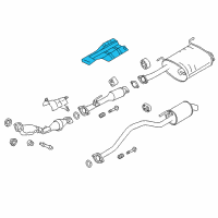 OEM 2013 Nissan NV200 INSULATOR-Heat, Rear Floor Diagram - 74761-3LM0C