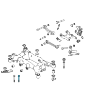 OEM 2006 BMW M6 Hex Bolt With Washer Diagram - 33-17-2-282-768