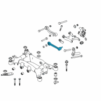 OEM 2007 BMW M6 Guiding Suspension Link With Mounting Diagram - 33-32-6-779-820