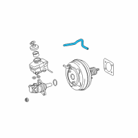 OEM 2011 Lexus IS F Hose Assy, Vacuum Diagram - 44750-53200