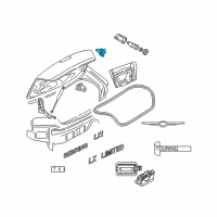 OEM 2004 Chrysler Sebring Latch-DECKLID Diagram - 5056226AE