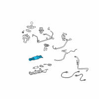 OEM 2008 Mercury Mariner Canister Hose Diagram - 7L8Z-9D653-E