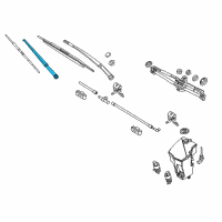 OEM BMW Windshield Wiper Arm Diagram - 61-61-3-453-537