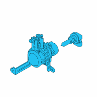 OEM Kia Rio Front Fog Lamp Assembly Diagram - 92201H9100