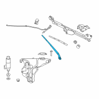 OEM 2017 Dodge Charger Arm-Front WIPER Diagram - 68082555AA