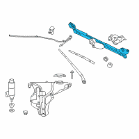 OEM 2014 Dodge Charger Linkage-WIPER Diagram - 68082553AA