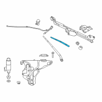 OEM 2019 Dodge Charger Blade-Front WIPER Diagram - 68194930AA