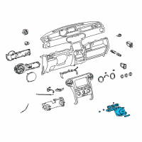 OEM 2004 Scion xB Hazard Switch Diagram - 84010-52480