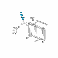 OEM Honda Fit Filler Assy., Water Diagram - 19050-PWA-J52