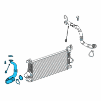 OEM 2014 Chevrolet Cruze Air Inlet Tube Diagram - 95472183