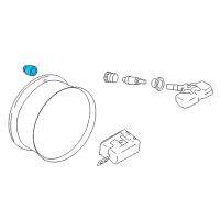 OEM 2009 Nissan Murano Nut Diagram - 40780-JA01A