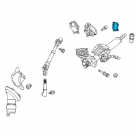 OEM 2017 Toyota Corolla Ignition Switch Diagram - 84450-0R010