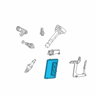 OEM 2008 Honda Accord Ecu Diagram - 37820-R71-L64