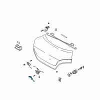 OEM 2001 Kia Rio Striker Assembly Diagram - 0K30G56840A