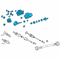 OEM Lexus Carrier Assy, Differential, Front Diagram - 41110-50280