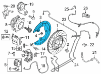 OEM 2020 BMW X5 PROTECTION PLATE LEFT Diagram - 34-20-6-880-473