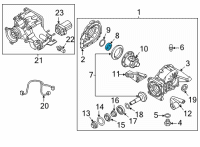 OEM 2022 Hyundai Santa Cruz Axle Bearing Diagram - 530664G000